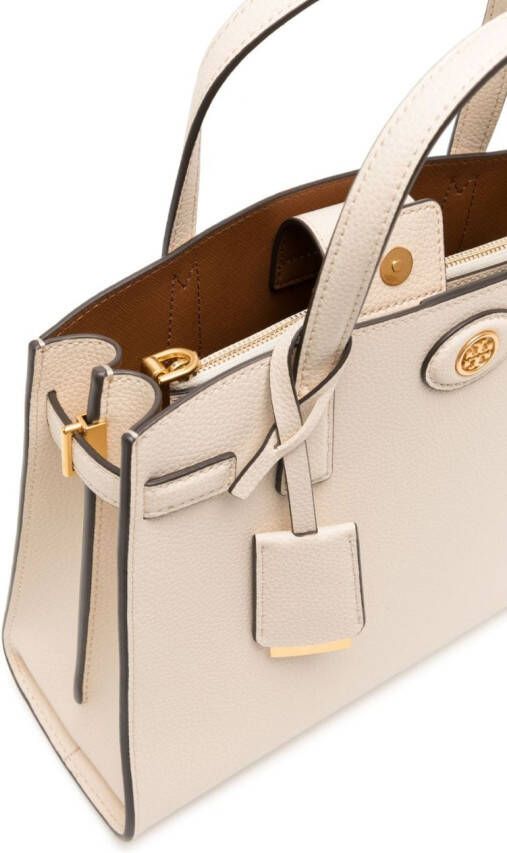 Tory Burch small Robinson crossbody bag Wit