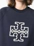 Tory Burch Sweater met logopatch Blauw - Thumbnail 5