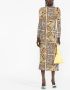 Tory Burch Midi-jurk met lange mouwen Bruin - Thumbnail 2