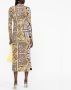 Tory Burch Midi-jurk met lange mouwen Bruin - Thumbnail 4