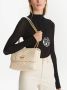 Tory Burch Kira verstelbare schoudertas met chevron streep Beige - Thumbnail 2