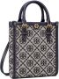 Tory Burch The Monogram kleine shopper Grijs - Thumbnail 4