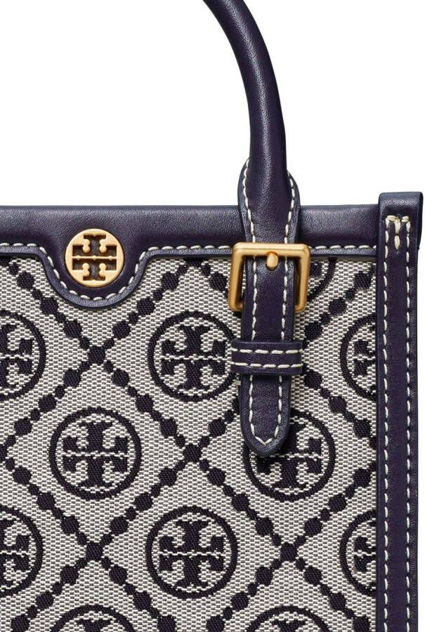 Tory Burch The Monogram kleine shopper Grijs