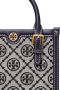 Tory Burch The Monogram kleine shopper Grijs - Thumbnail 5
