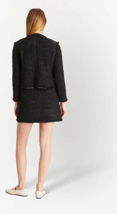 Tory Burch Tinsel tweed jack Zwart