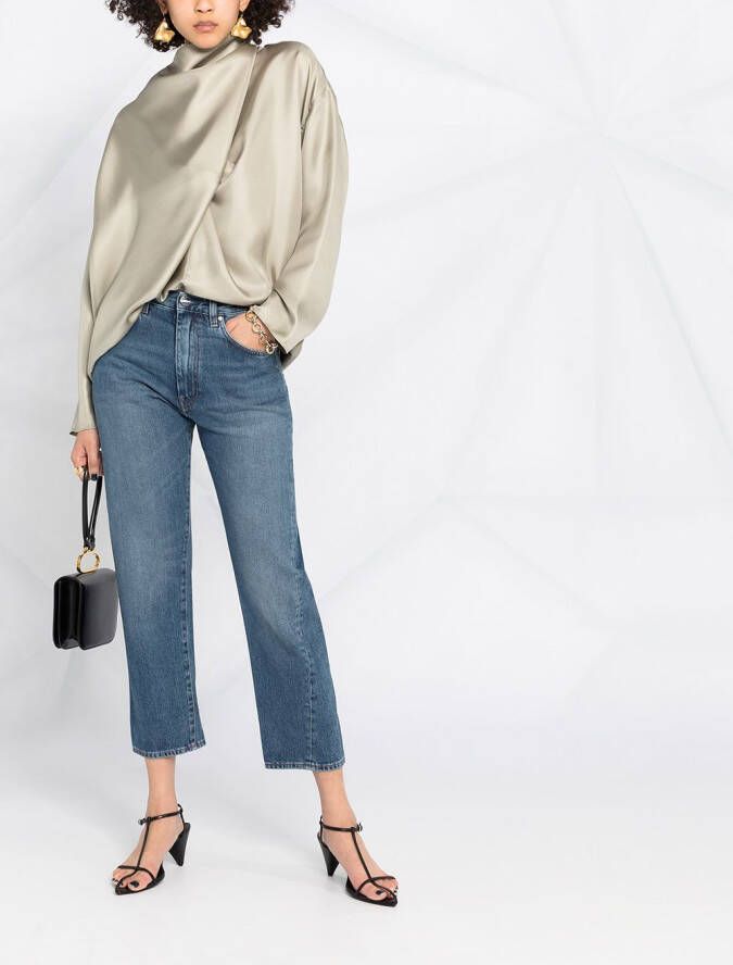 TOTEME Cropped jeans Blauw