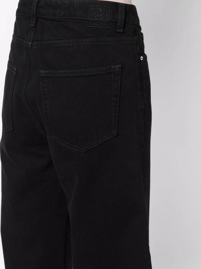 TOTEME Cropped jeans Zwart