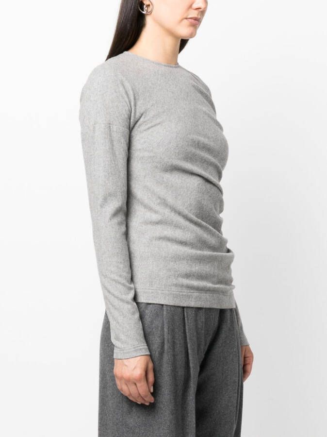 TOTEME Flanellen top Grijs