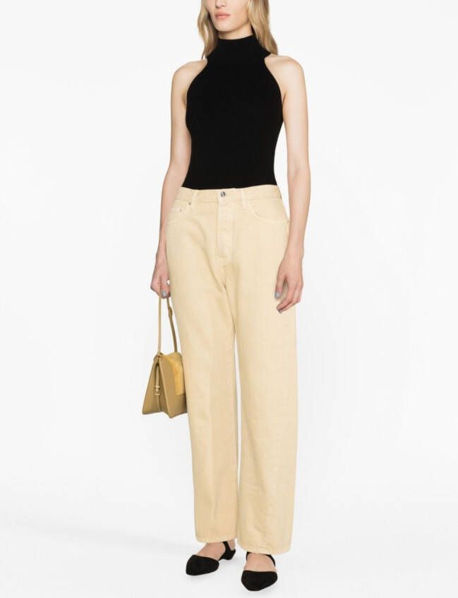 TOTEME High waist jeans Beige