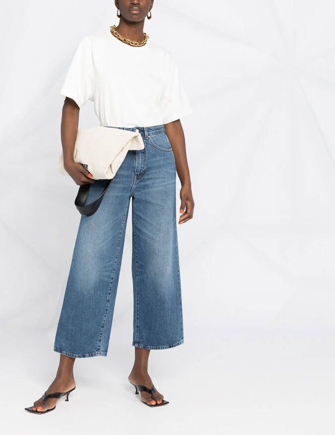 TOTEME Jeans met wijde pijpen Blauw