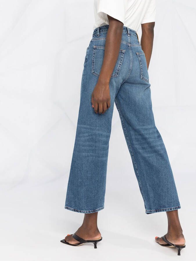 TOTEME Jeans met wijde pijpen Blauw