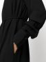 TOTEME Maxi-jurk met gestrikte taille Zwart - Thumbnail 5