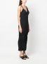 TOTEME Midi-jurk met gekreukt effect Zwart - Thumbnail 3
