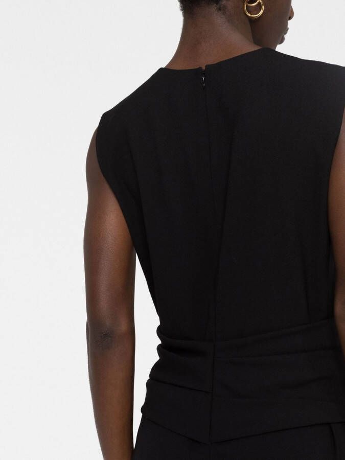TOTEME Mouwloze maxi-jurk Zwart