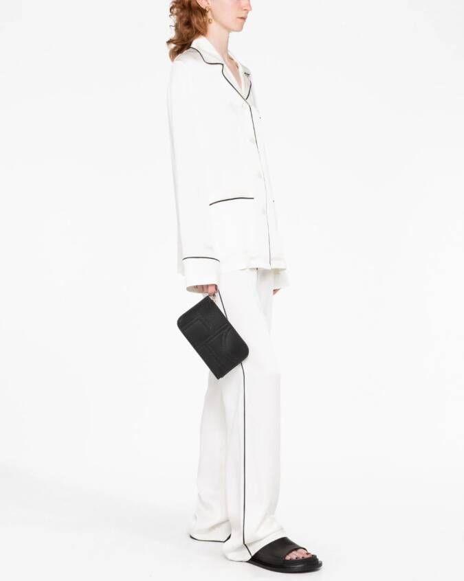 TOTEME 2010 geperforeerde clutch Zwart