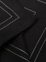 TOTEME Sjaal met logoprint Zwart - Thumbnail 4
