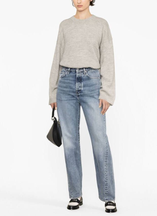 TOTEME Straight jeans Blauw
