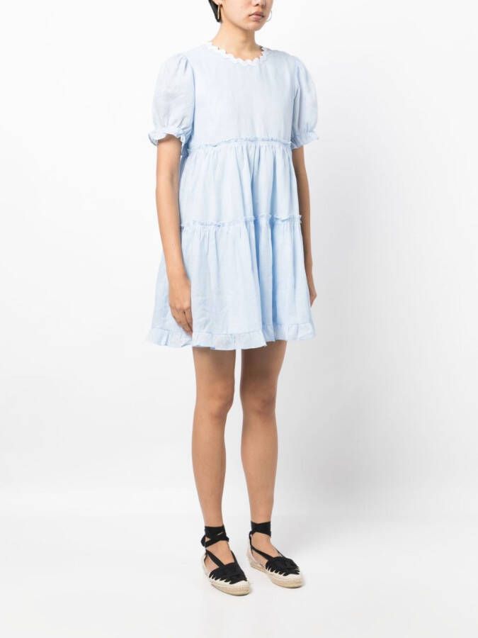 tout a coup Gelaagde jurk Blauw
