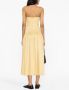 TOVE Strapless jurk Geel - Thumbnail 4