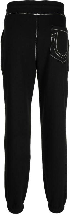 True Religion Trainingsbroek met contrasterend stiksel Zwart