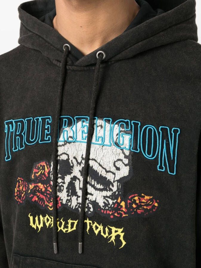 True Religion Hoodie met print Grijs