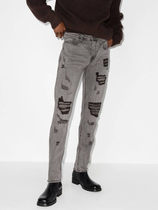 True Religion Slim-fit jeans Zwart