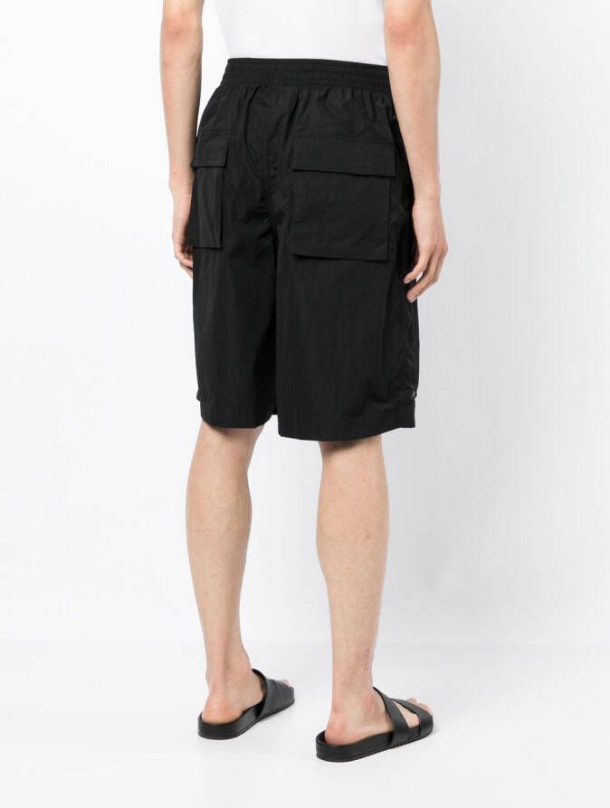 TRUE TRIBE Shorts met gekreukt-effect Zwart