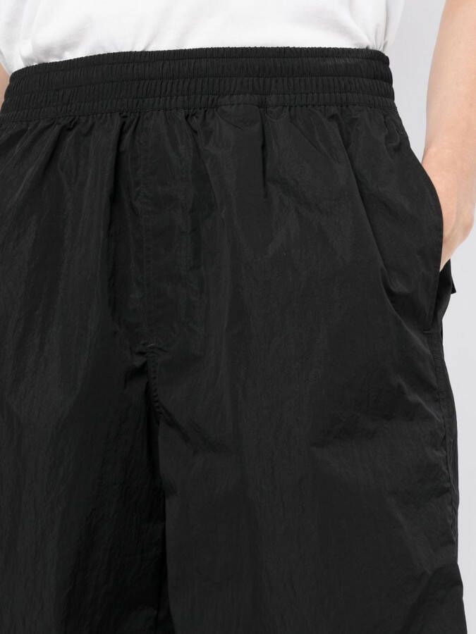 TRUE TRIBE Shorts met gekreukt-effect Zwart
