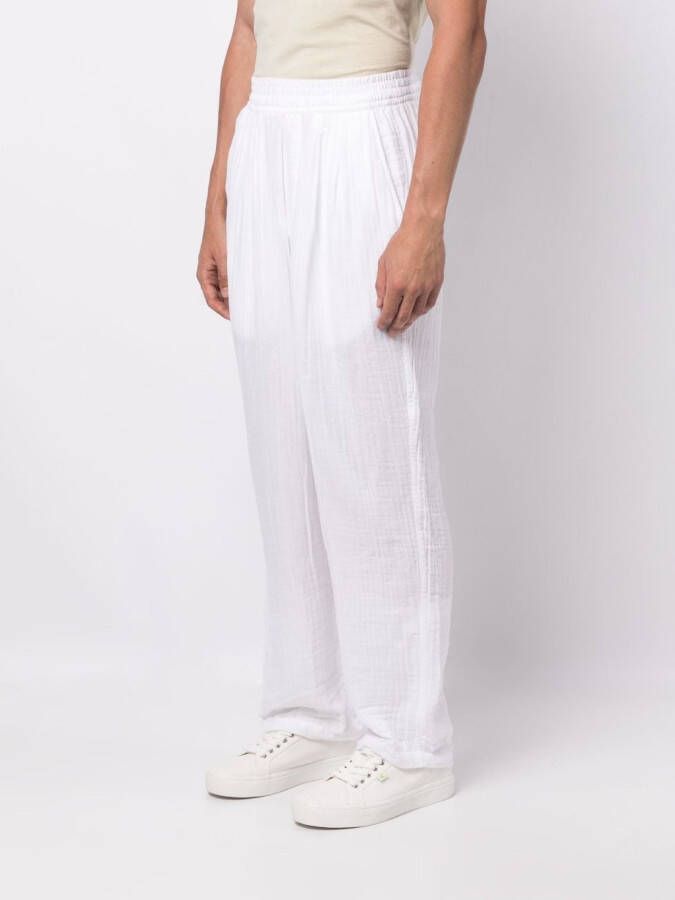 TRUE TRIBE Straight broek Wit