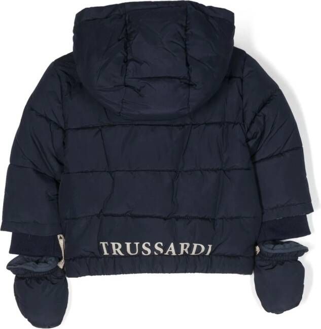 TRUSSARDI JUNIOR Jack met logoprint Blauw