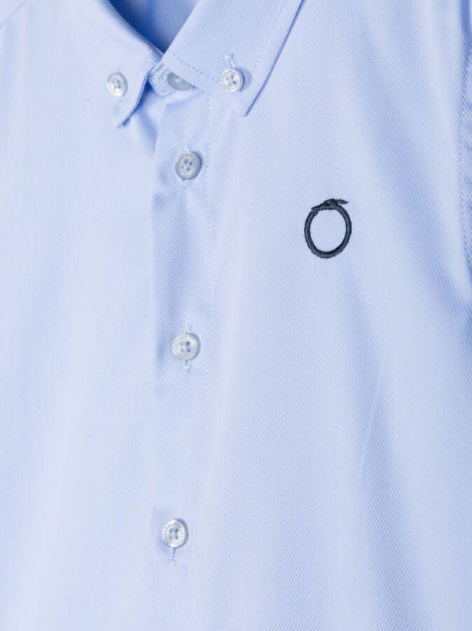 TRUSSARDI JUNIOR Shirt met geborduurd logo Blauw
