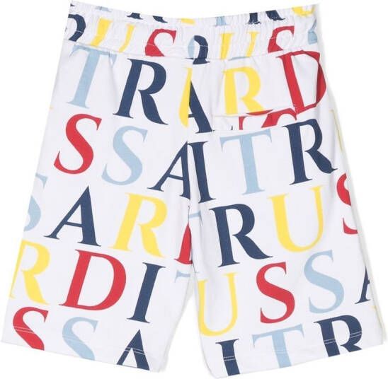 TRUSSARDI JUNIOR Shorts met print Wit