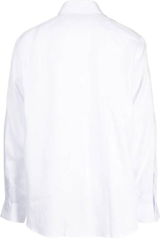 Trussardi Overhemd van popeline Wit