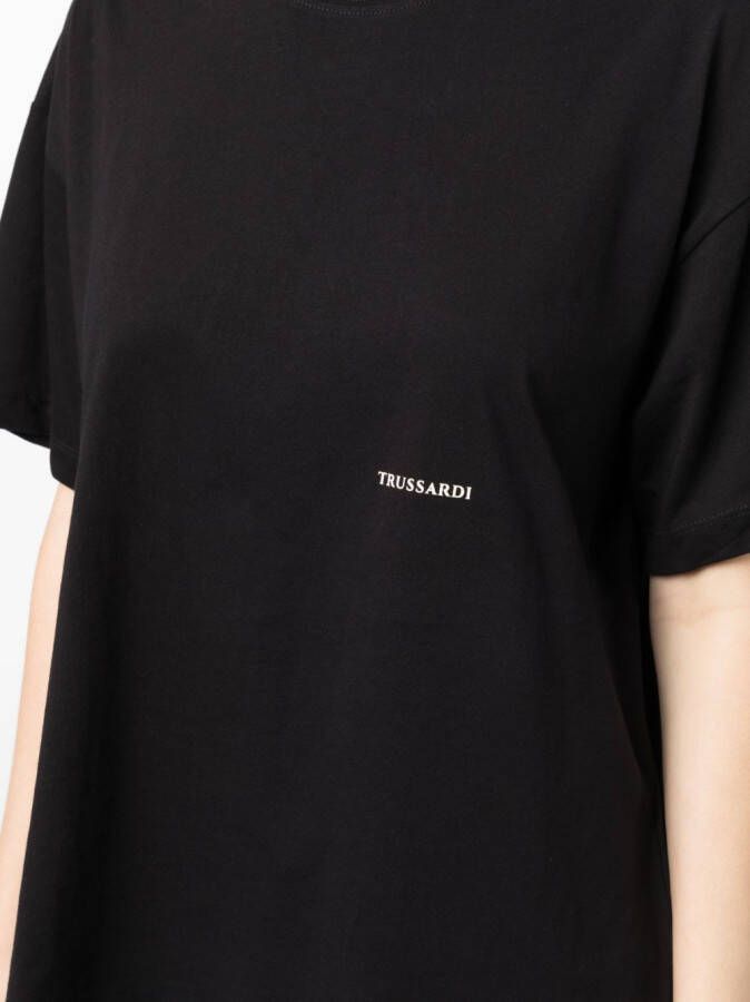 Trussardi Oversized T-shirt Zwart