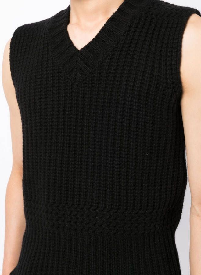 Trussardi Spencer met V-hals Zwart