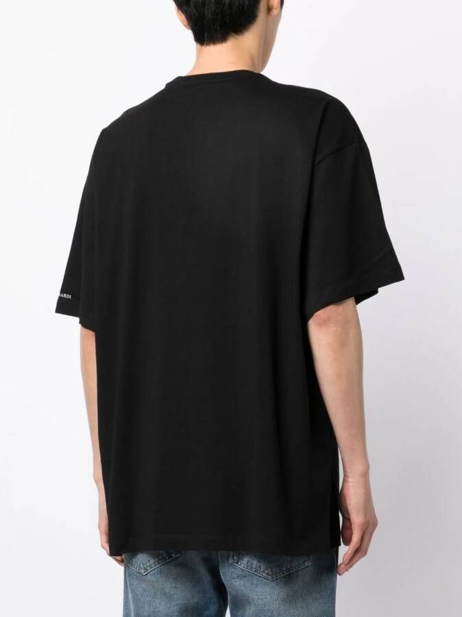 Trussardi T-shirt met print Zwart