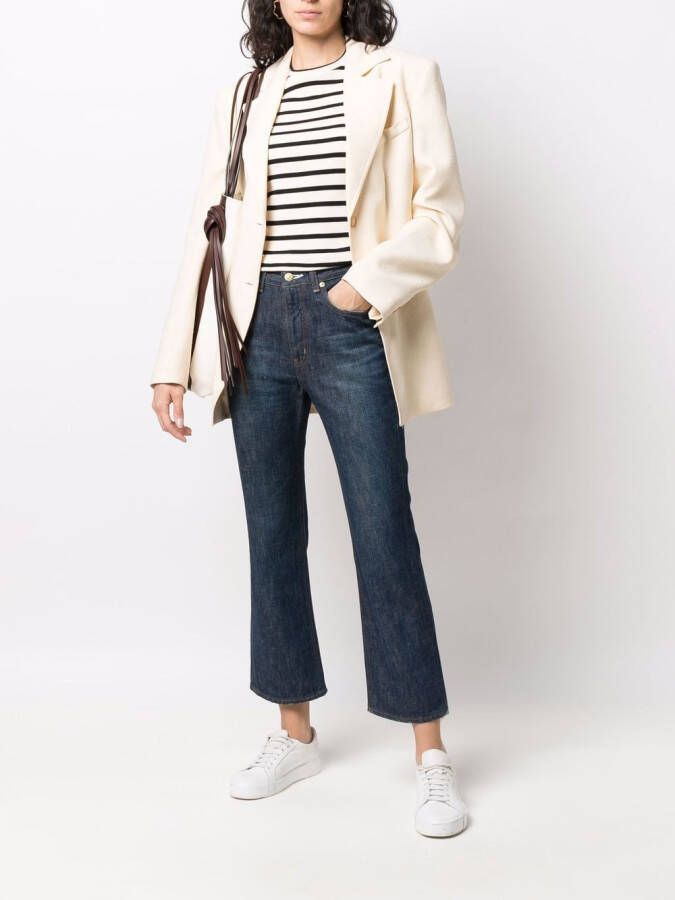 Tu es mon Tresor Cropped jeans Blauw