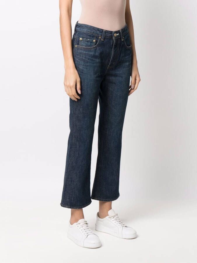 Tu es mon Tresor Cropped jeans Blauw