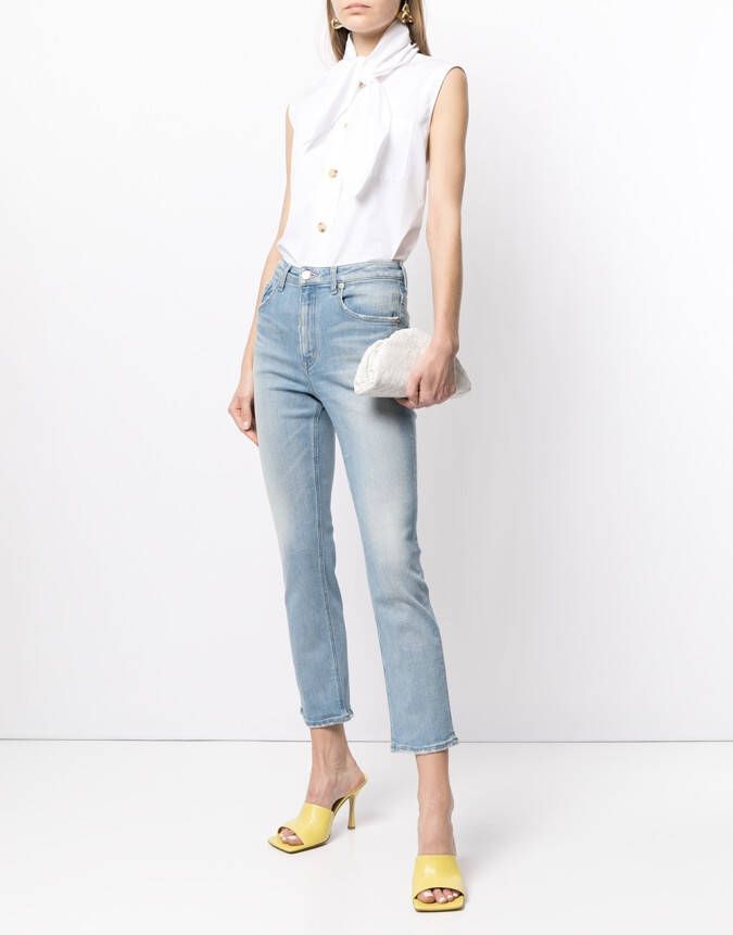 Tu es mon Tresor Cropped jeans Blauw