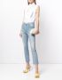 Tu es mon Tresor Cropped jeans Blauw - Thumbnail 2