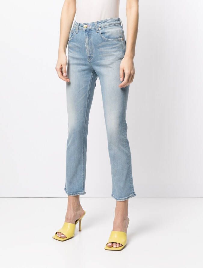 Tu es mon Tresor Cropped jeans Blauw