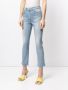 Tu es mon Tresor Cropped jeans Blauw - Thumbnail 3