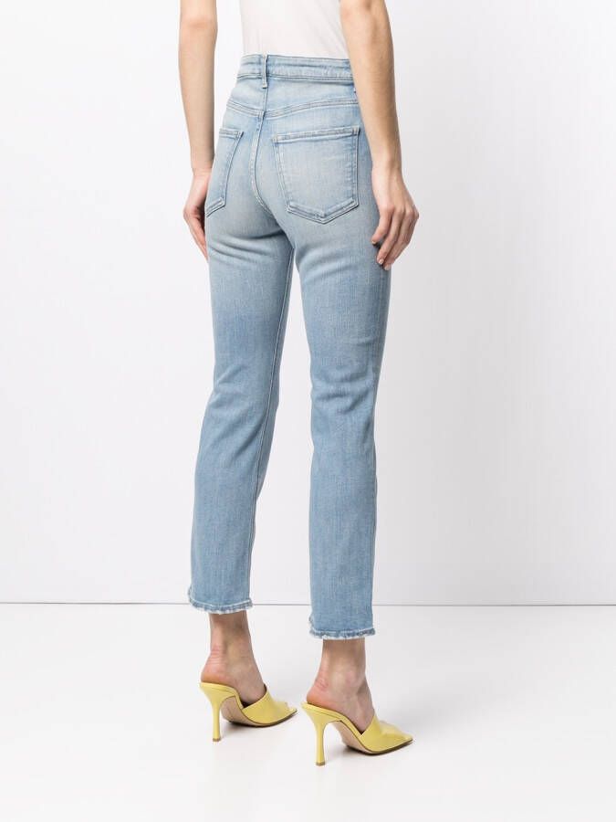 Tu es mon Tresor Cropped jeans Blauw