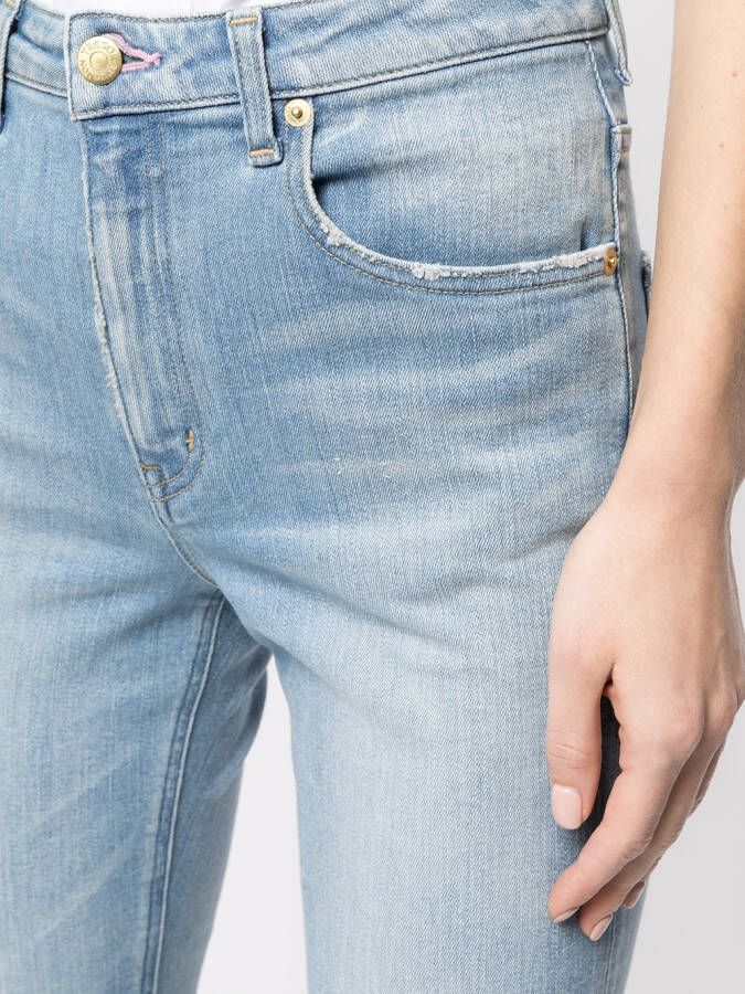 Tu es mon Tresor Cropped jeans Blauw