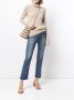 Tu es mon Tresor Cropped jeans Blauw - Thumbnail 2