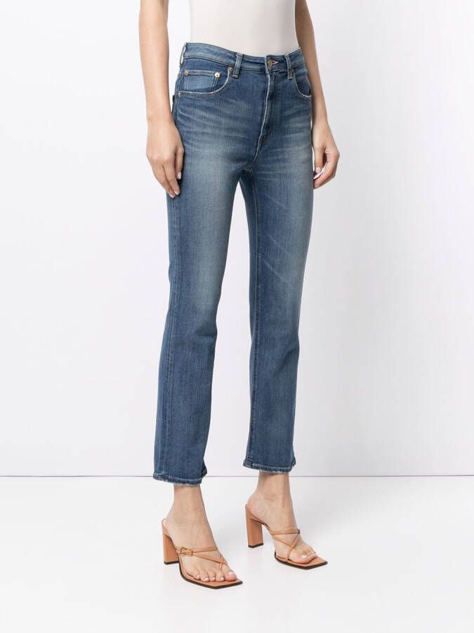 Tu es mon Tresor Cropped jeans Blauw