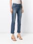 Tu es mon Tresor Cropped jeans Blauw - Thumbnail 3