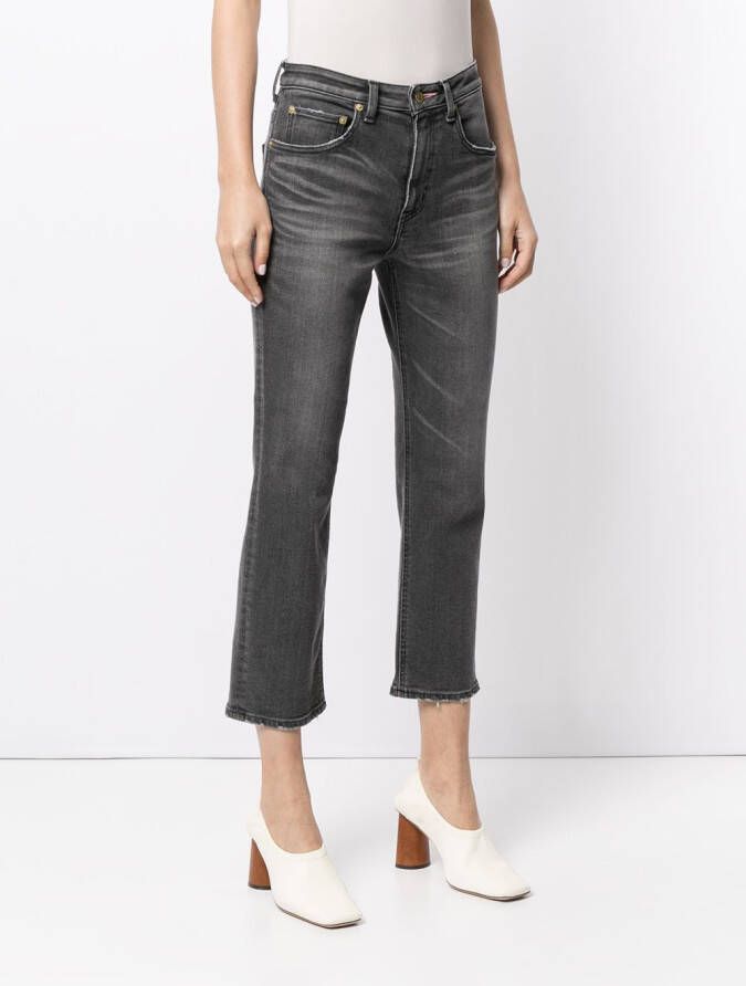 Tu es mon Tresor Cropped jeans Zwart