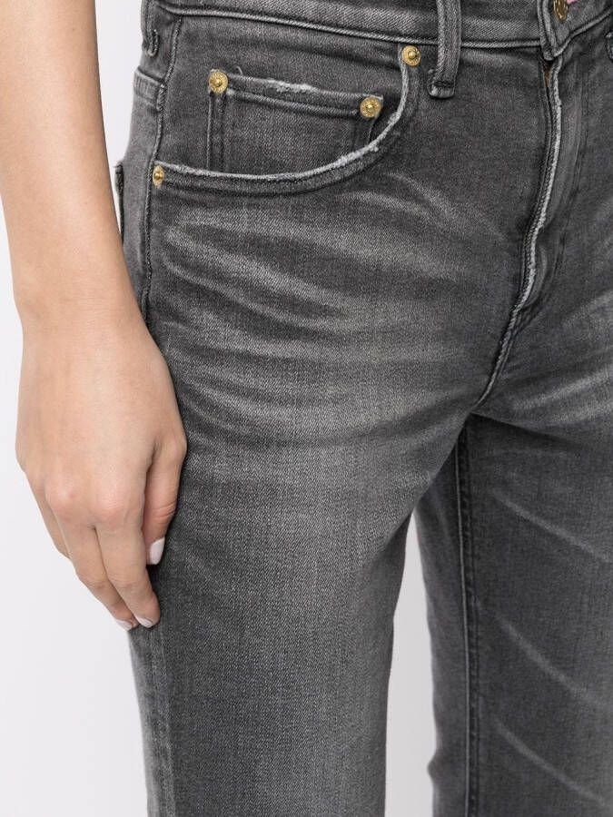 Tu es mon Tresor Cropped jeans Zwart