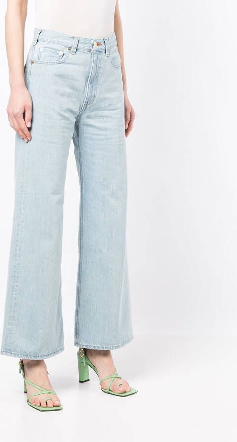 Tu es mon Tresor Flared jeans Blauw